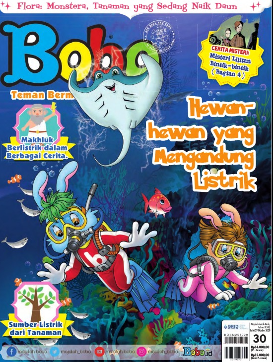 Majalah Bobo : Hewan-Hewan yang Mengandung Listrik